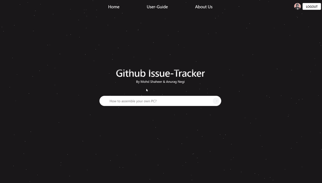 Github Issue Tracker